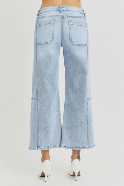 Mid Rise Flare Jeans- Doss Dollz