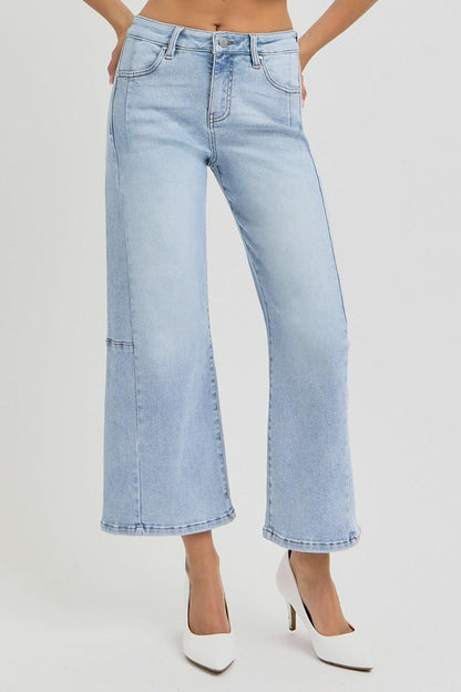 Mid Rise Flare Jeans- Doss Dollz