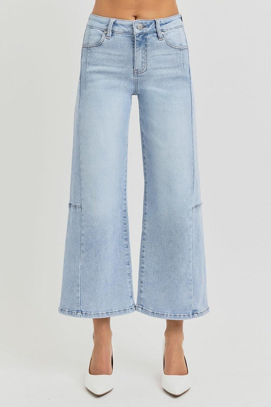 Mid Rise Flare Jeans- Doss Dollz
