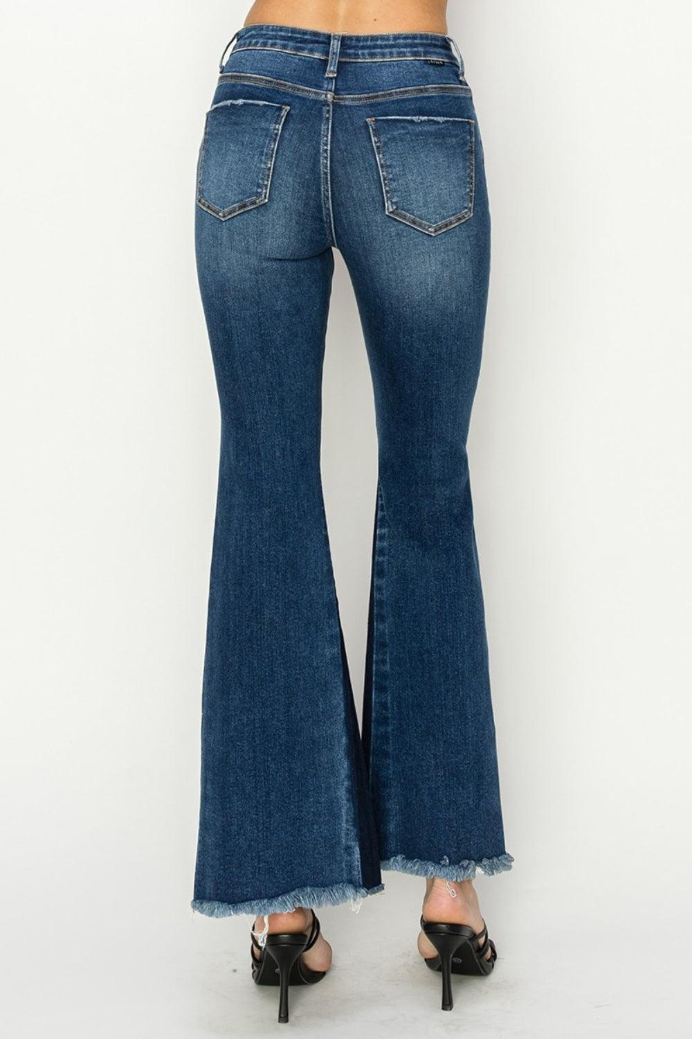Mid Rise Flare Jeans- Doss Dollz