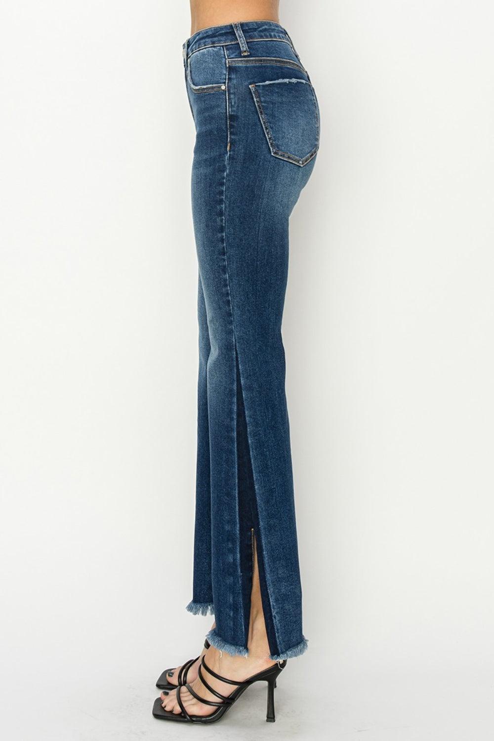Mid Rise Flare Jeans- Doss Dollz