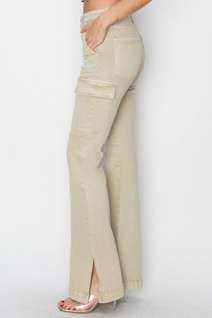 Mid Rise Flare Jeans- Doss Dollz