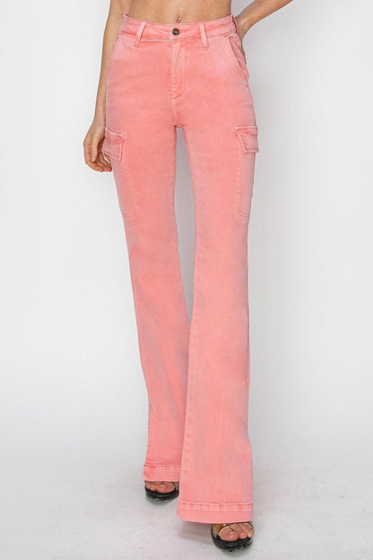 Mid Rise Flare Jeans- Doss Dollz