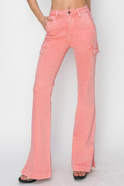 Mid Rise Flare Jeans- Doss Dollz
