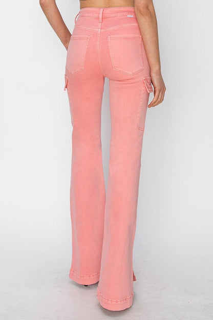 Mid Rise Flare Jeans- Doss Dollz