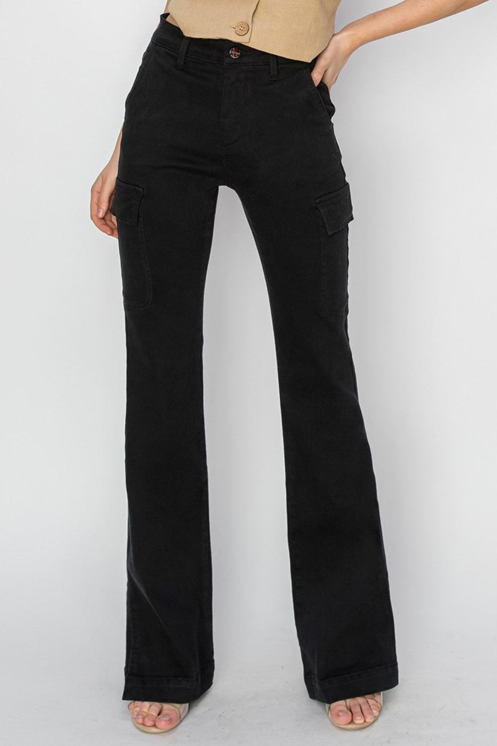 Mid Rise Flare Jeans- Doss Dollz