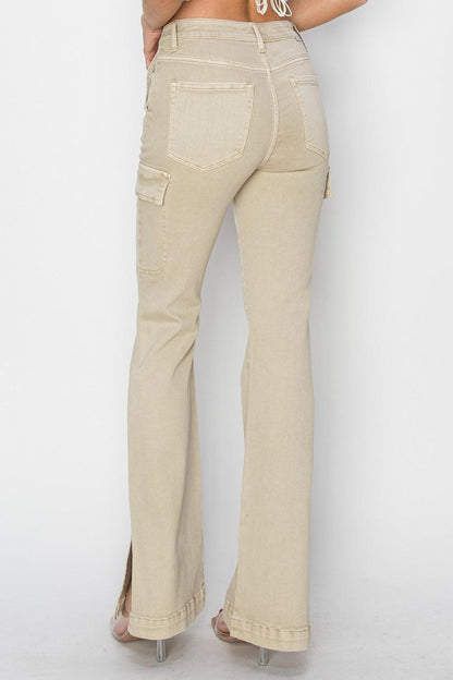 Mid Rise Flare Jeans- Doss Dollz