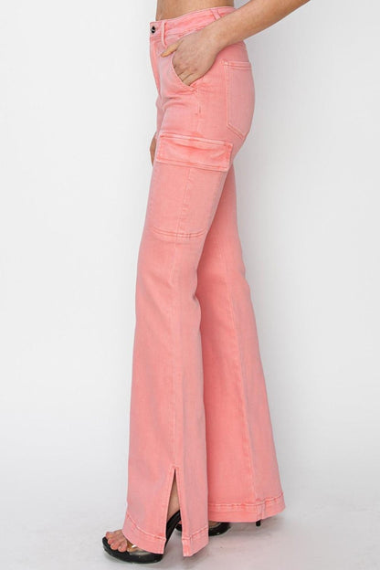 Mid Rise Flare Jeans- Doss Dollz