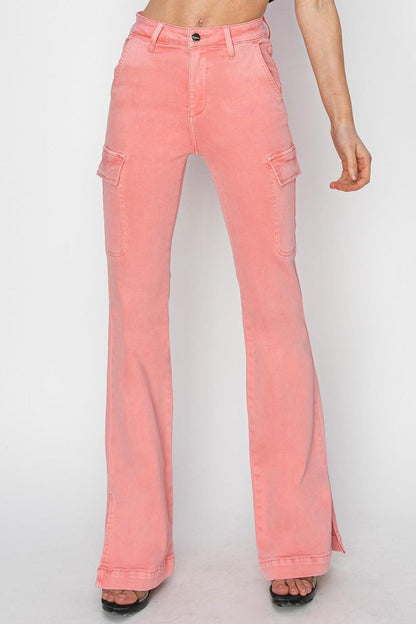 Mid Rise Flare Jeans- Doss Dollz