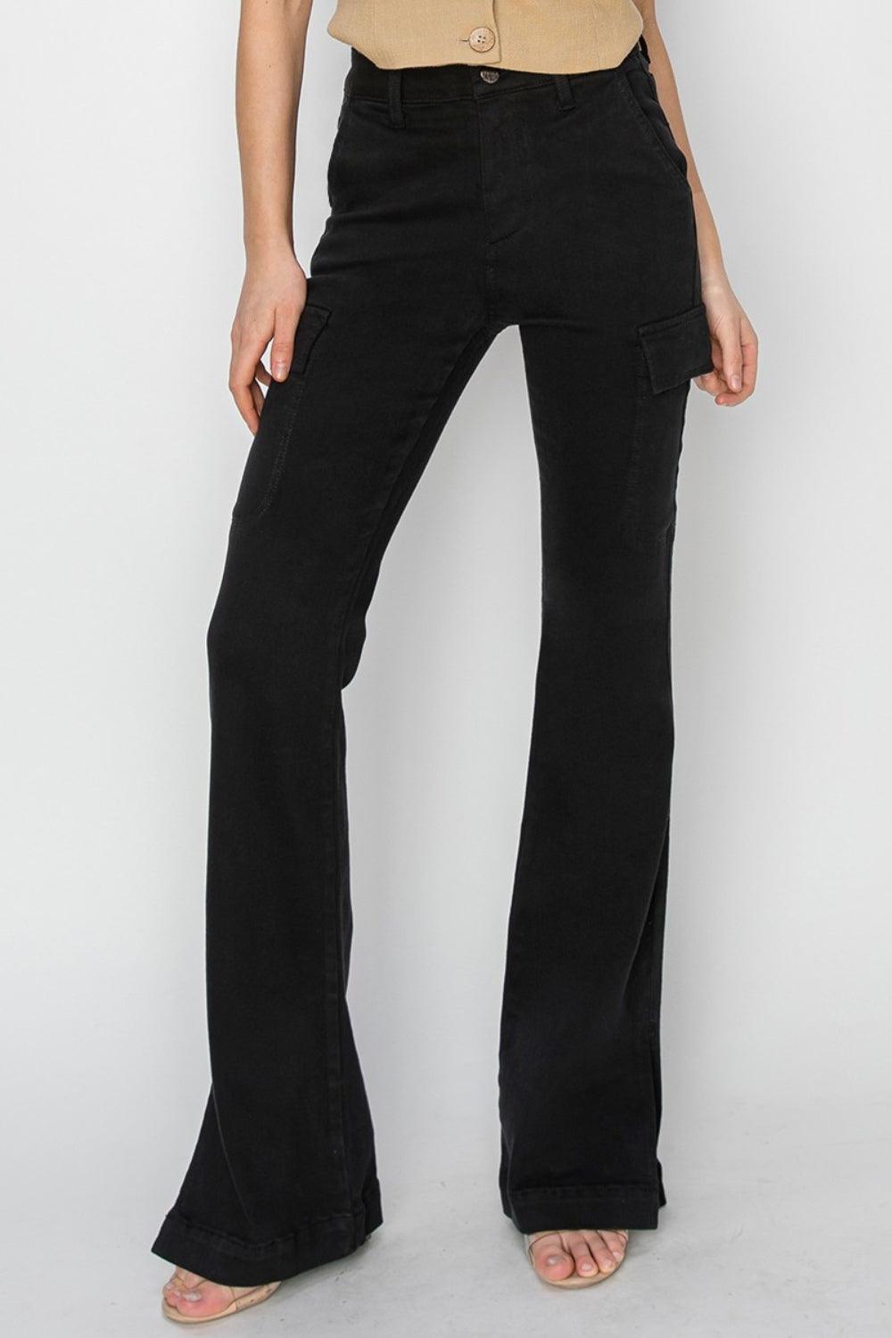 Mid Rise Flare Jeans- Doss Dollz