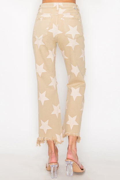 Mid Rise Flare Jeans- Doss Dollz
