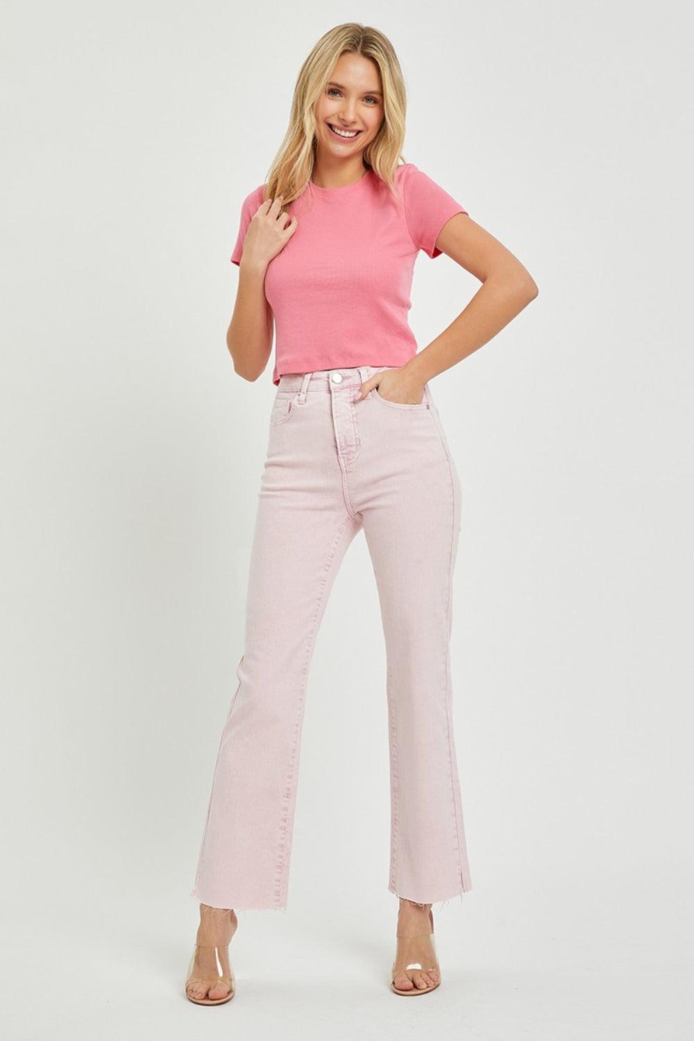 Mid Rise Flare Jeans- Doss Dollz