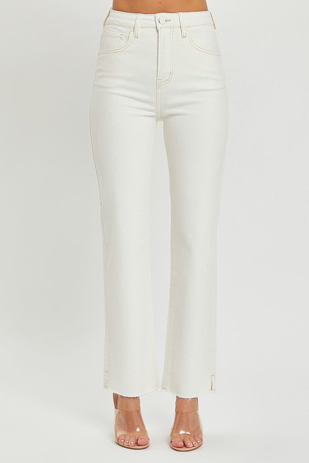 Mid Rise Flare Jeans- Doss Dollz