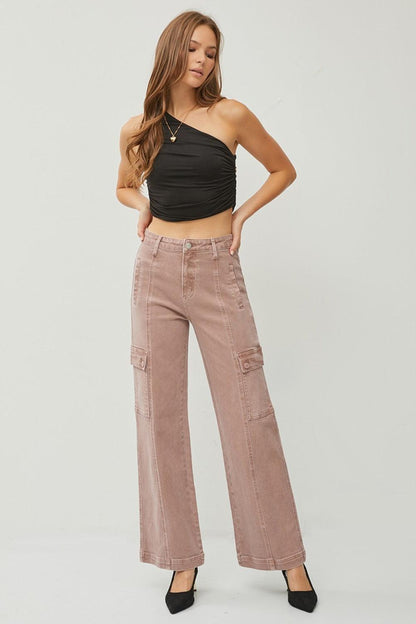 Mid Rise Flare Jeans- Doss Dollz