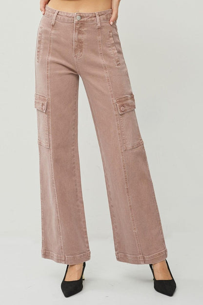 Mid Rise Flare Jeans- Doss Dollz