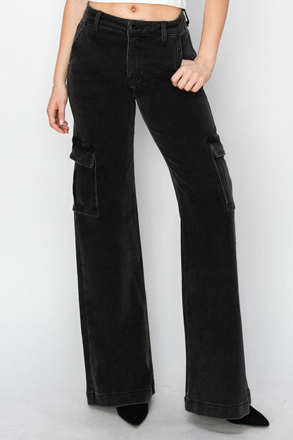 Mid Rise Flare Jeans- Doss Dollz