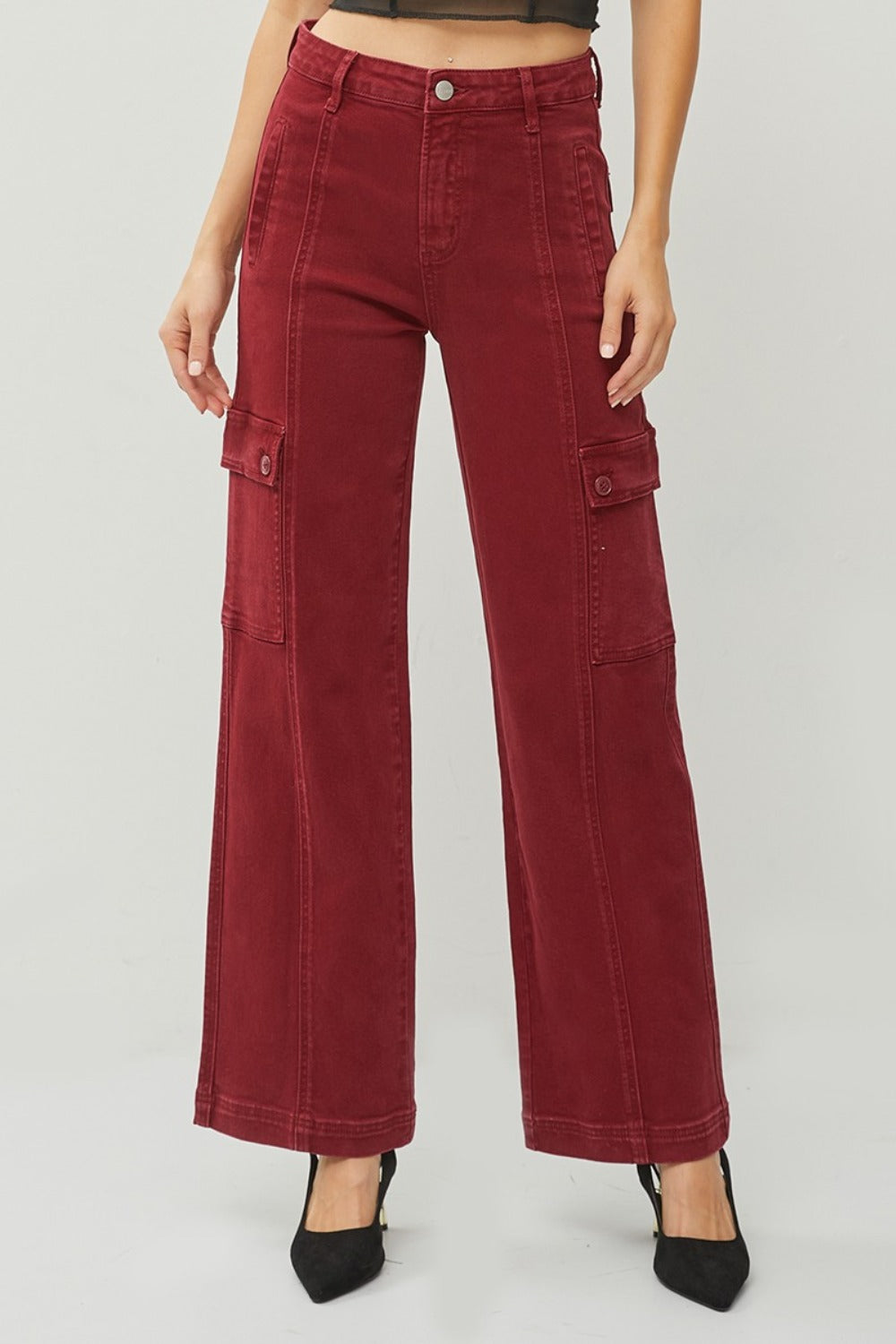 Mid Rise Flare Jeans- Doss Dollz