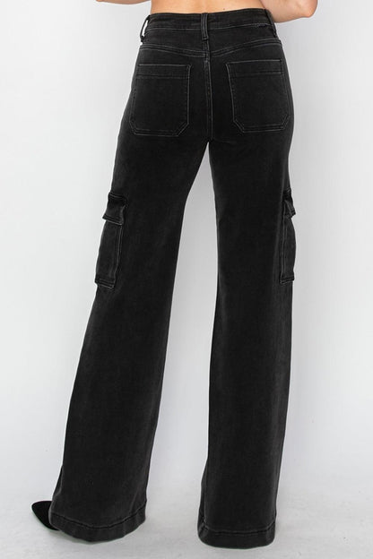 Mid Rise Flare Jeans- Doss Dollz