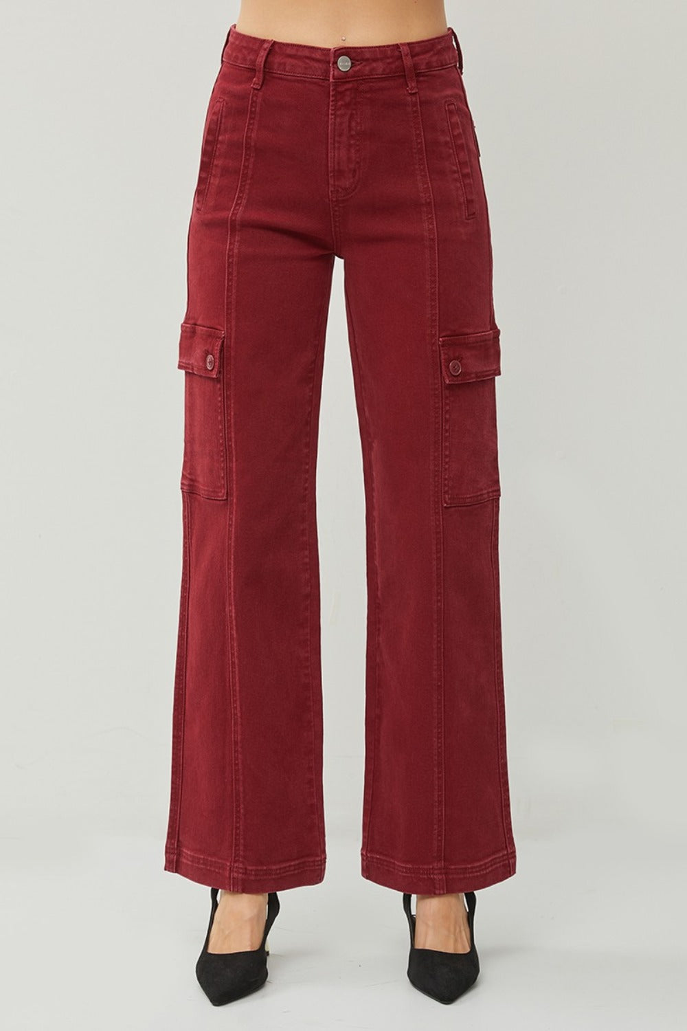 Mid Rise Flare Jeans- Doss Dollz