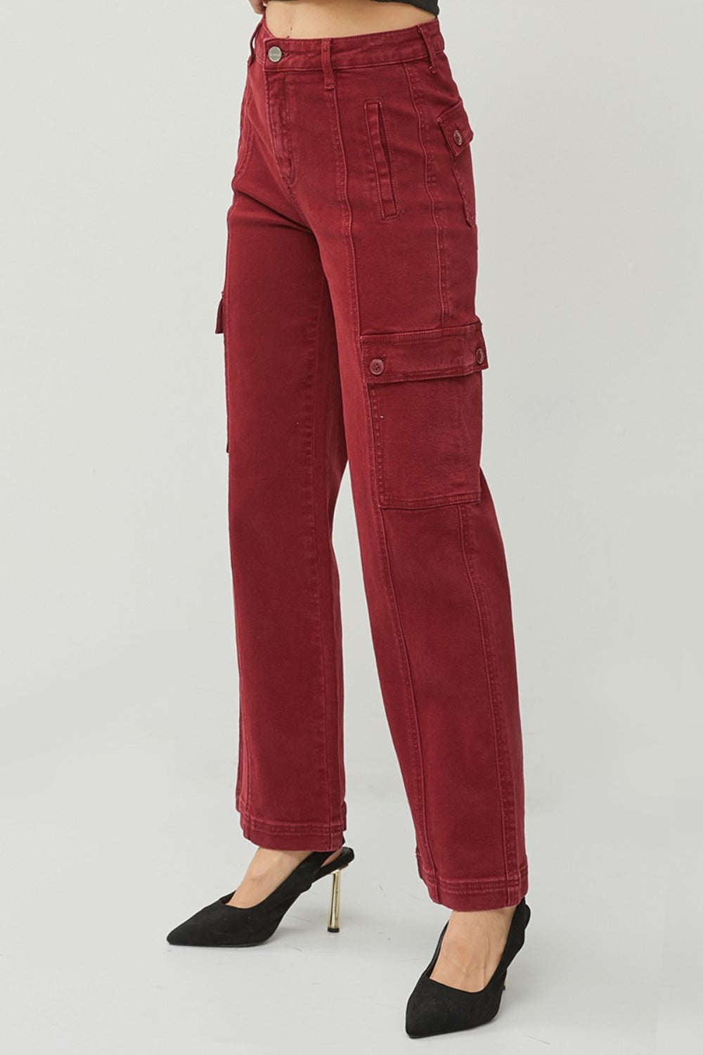 Mid Rise Flare Jeans- Doss Dollz