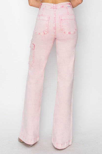 Mid Rise Flare Jeans- Doss Dollz