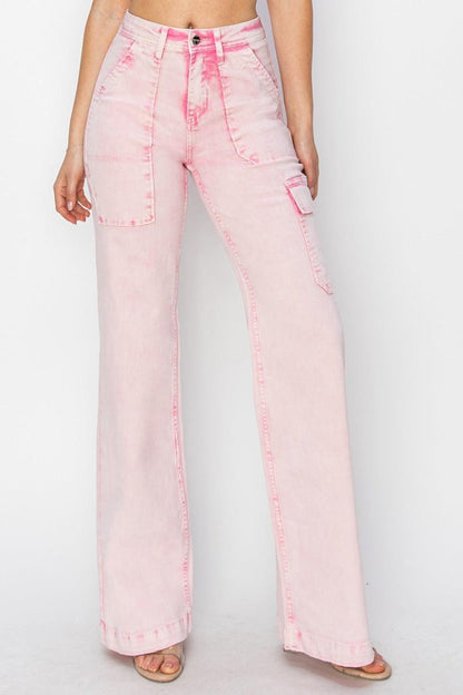 Mid Rise Flare Jeans- Doss Dollz