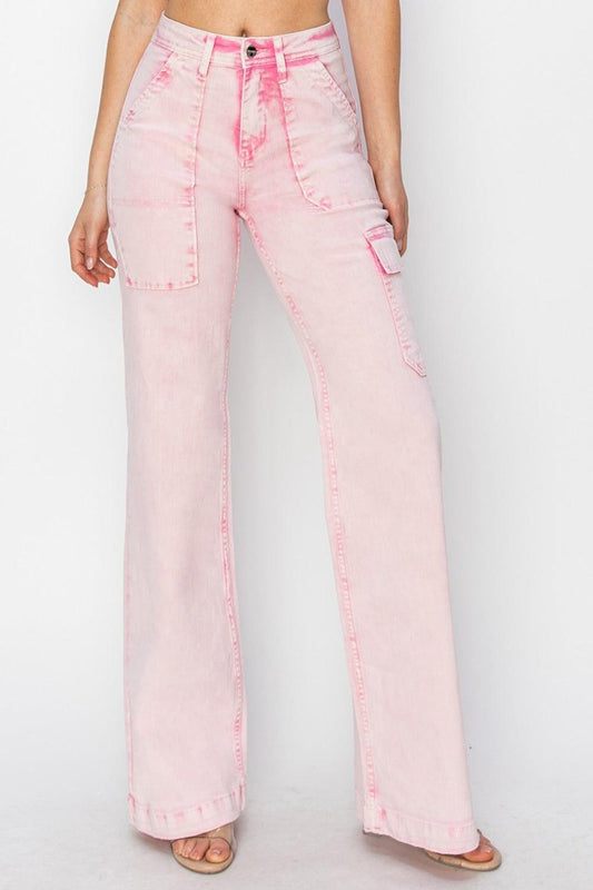 Mid Rise Flare Jeans- Doss Dollz