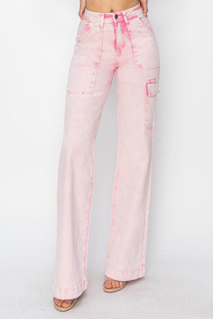 Mid Rise Flare Jeans- Doss Dollz