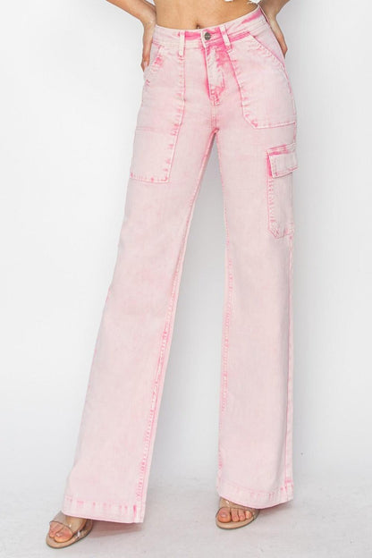 Mid Rise Flare Jeans- Doss Dollz