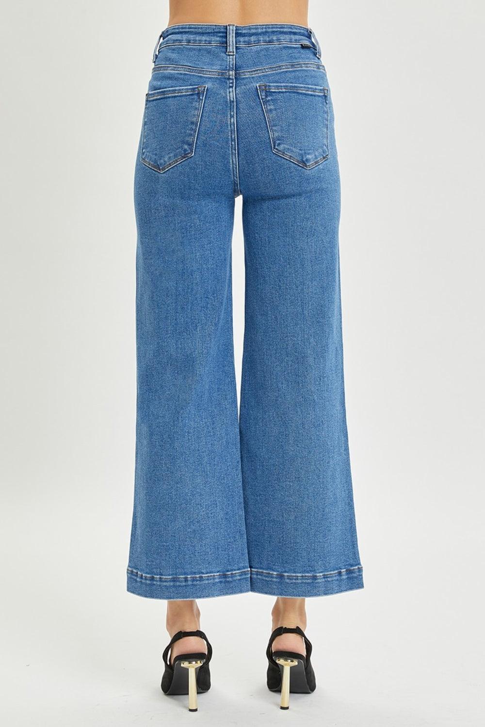 Mid Rise Flare Jeans- Doss Dollz
