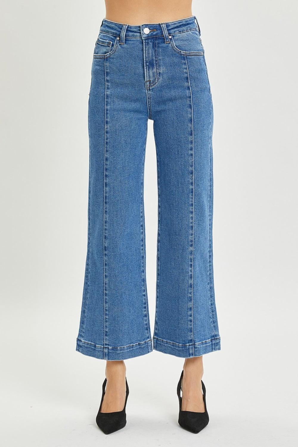 Mid Rise Flare Jeans- Doss Dollz