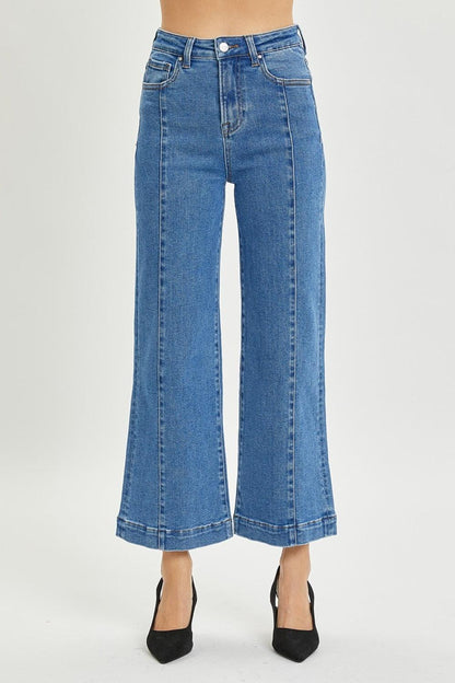 Mid Rise Flare Jeans- Doss Dollz