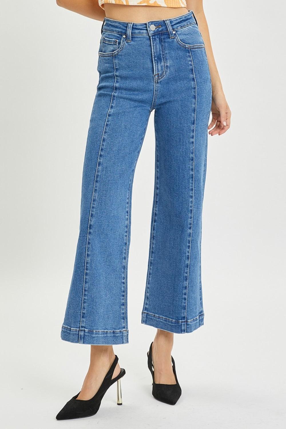 Mid Rise Flare Jeans- Doss Dollz