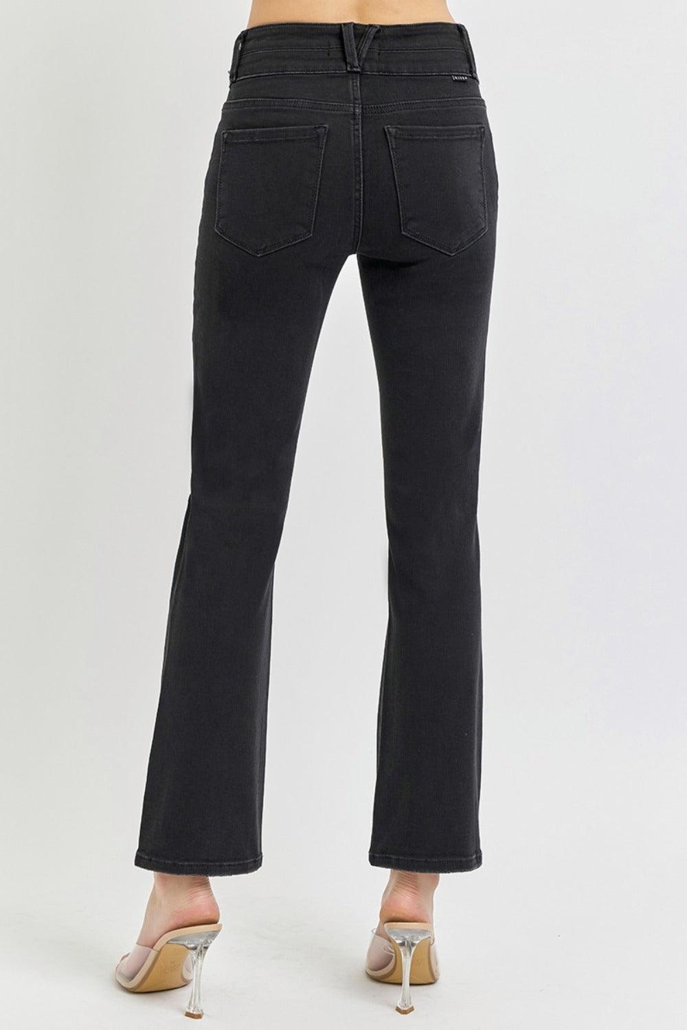 Mid Rise Flare Jeans- Doss Dollz
