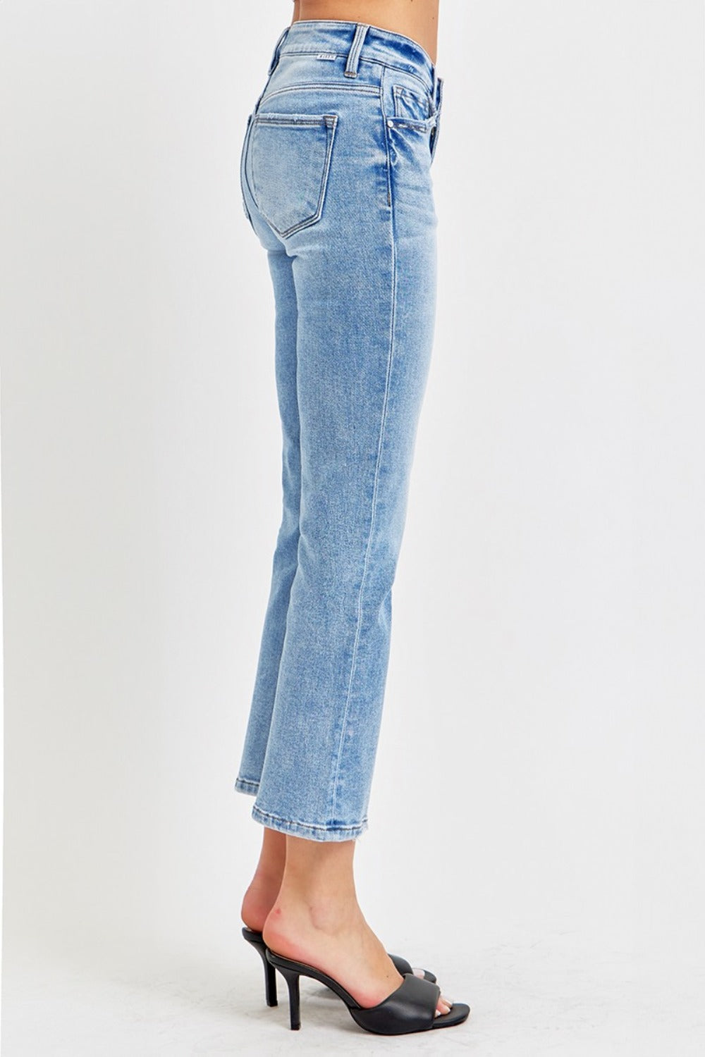 Mid Rise Flare Jeans- Doss Dollz