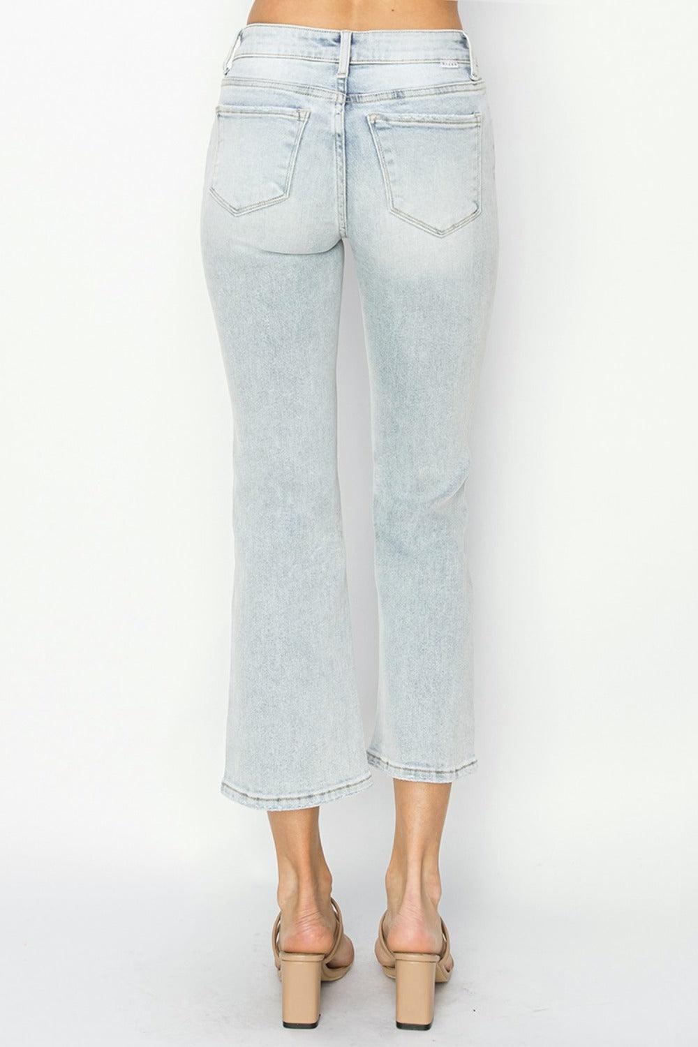 Mid Rise Flare Jeans- Doss Dollz