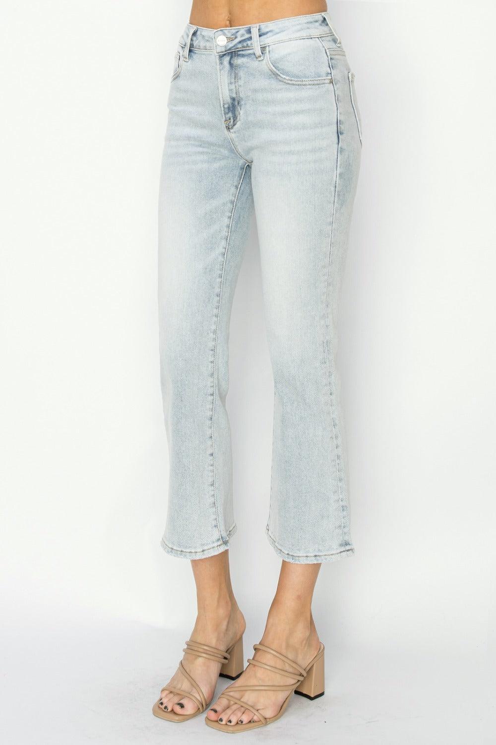 Mid Rise Flare Jeans- Doss Dollz