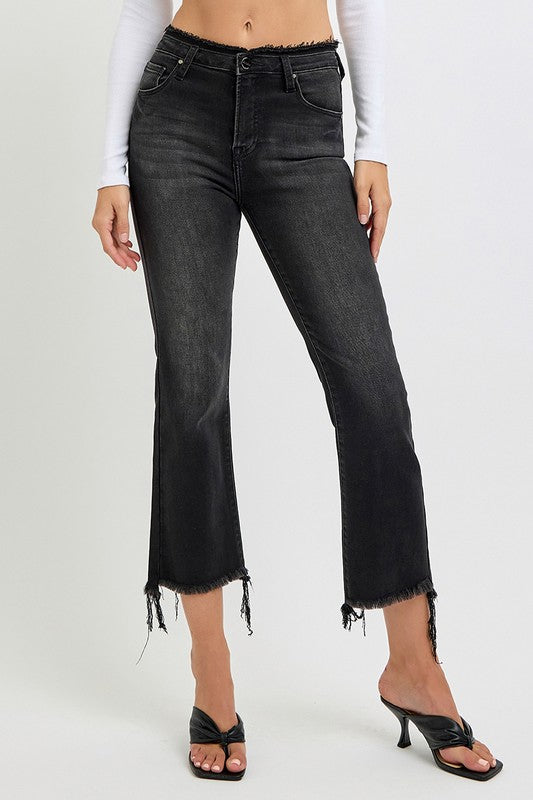 Mid Rise Flare Jeans- Doss Dollz