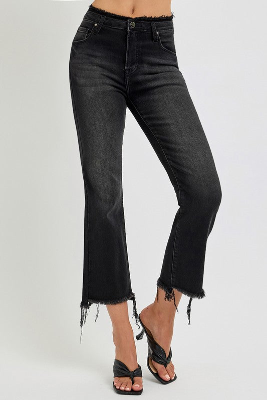 Mid Rise Flare Jeans- Doss Dollz