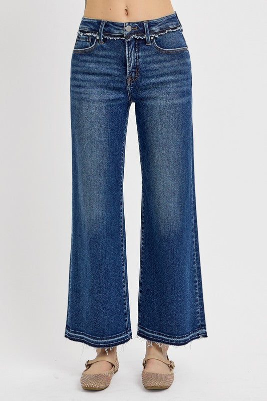 Mid Rise Flare Jeans- Doss Dollz