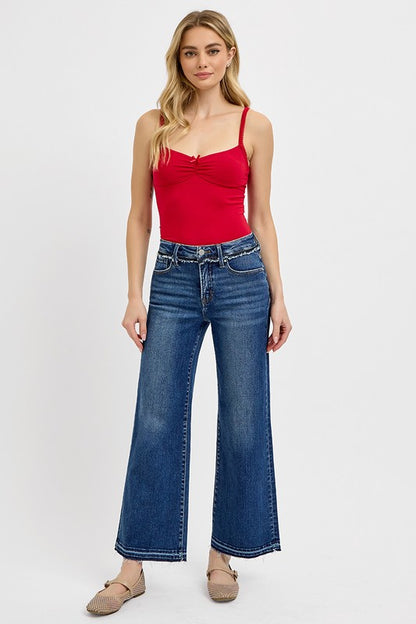 Mid Rise Flare Jeans- Doss Dollz
