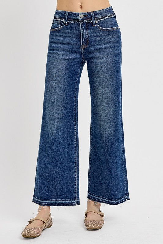 Mid Rise Flare Jeans- Doss Dollz