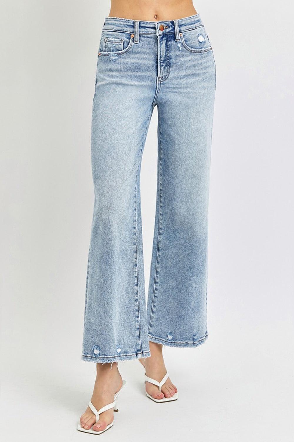 Mid Rise Flare Jeans- Doss Dollz