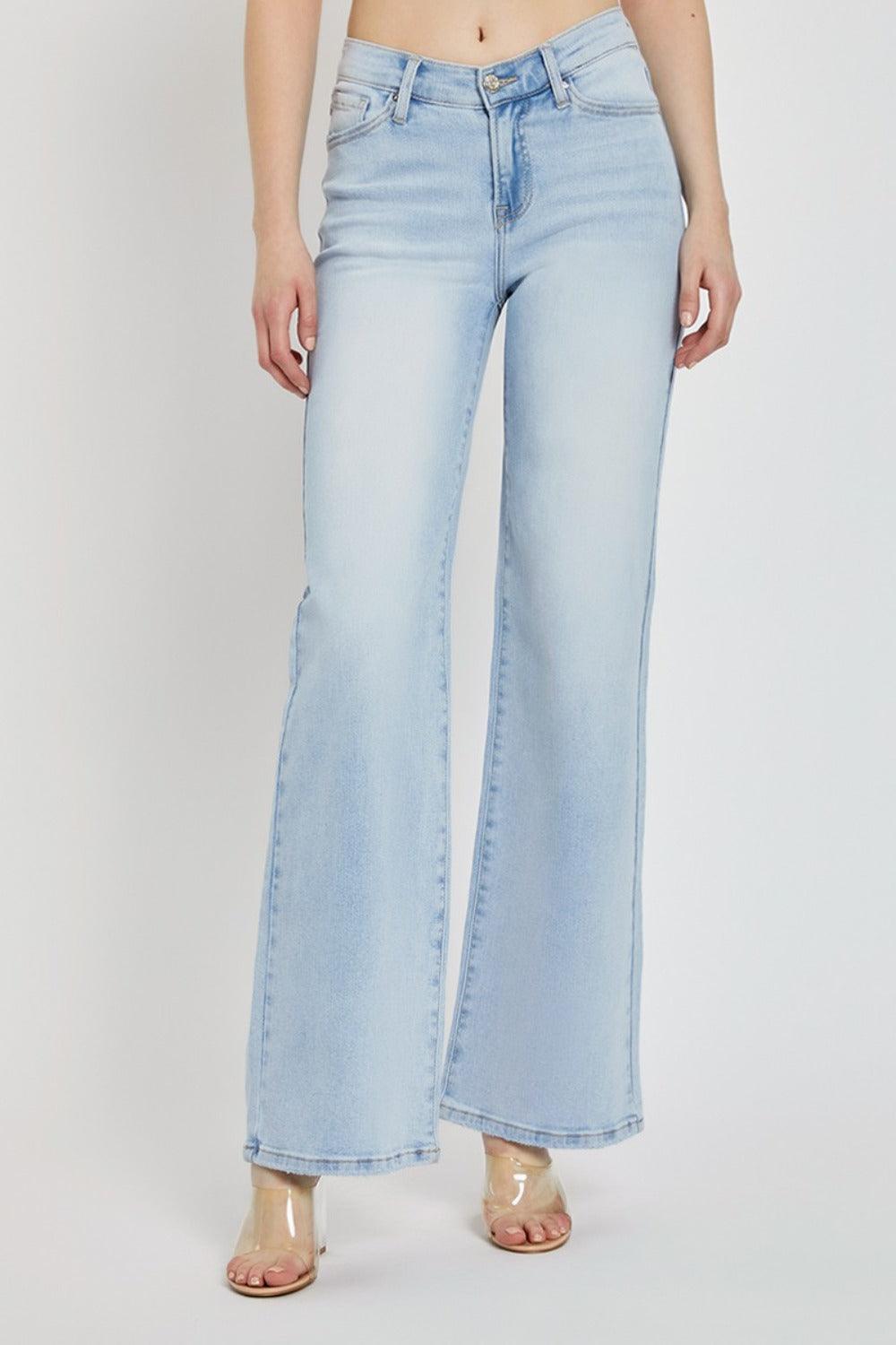Mid Rise Flare Jeans- Doss Dollz