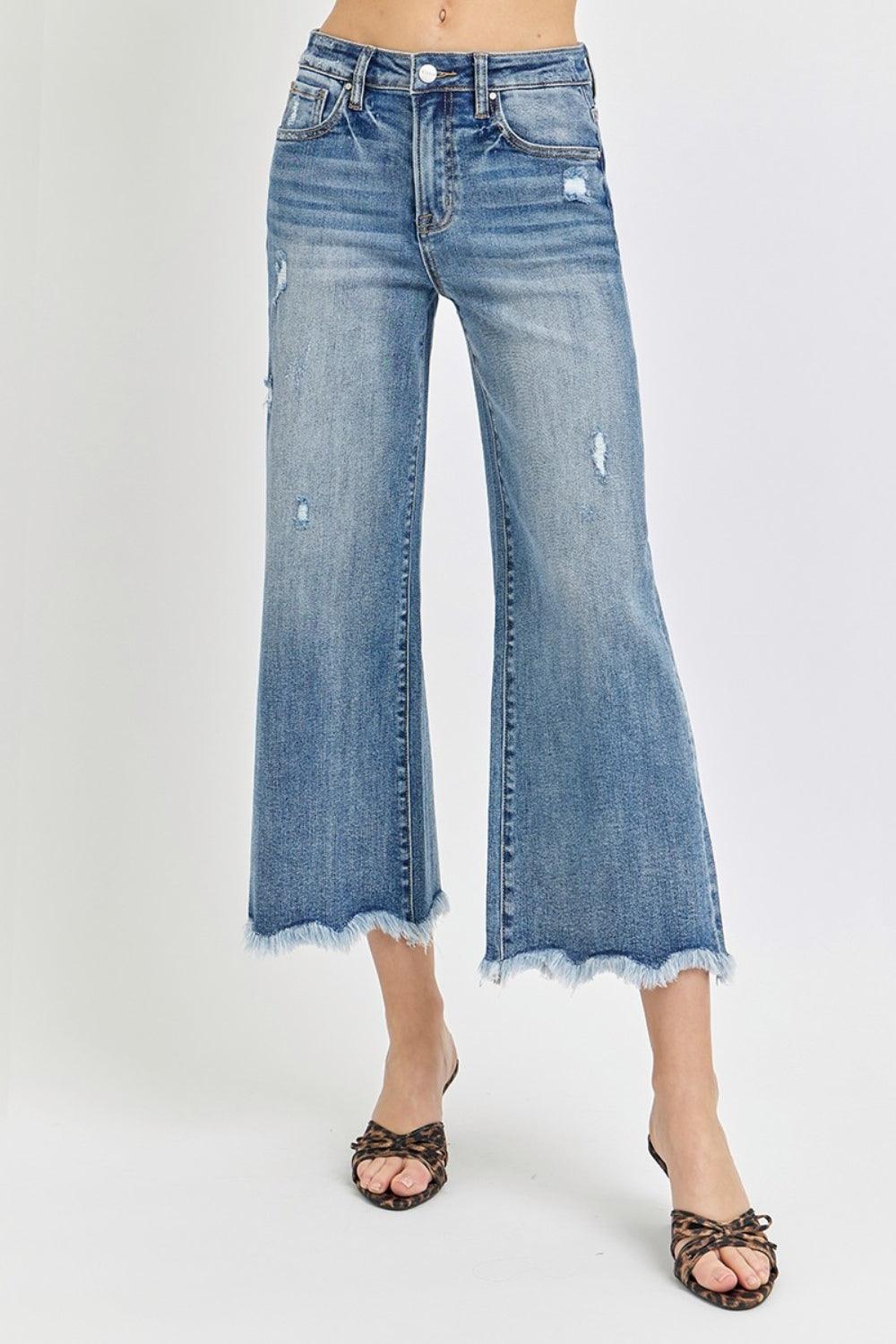 Mid Rise Flare Jeans- Doss Dollz