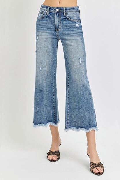 Mid Rise Flare Jeans- Doss Dollz