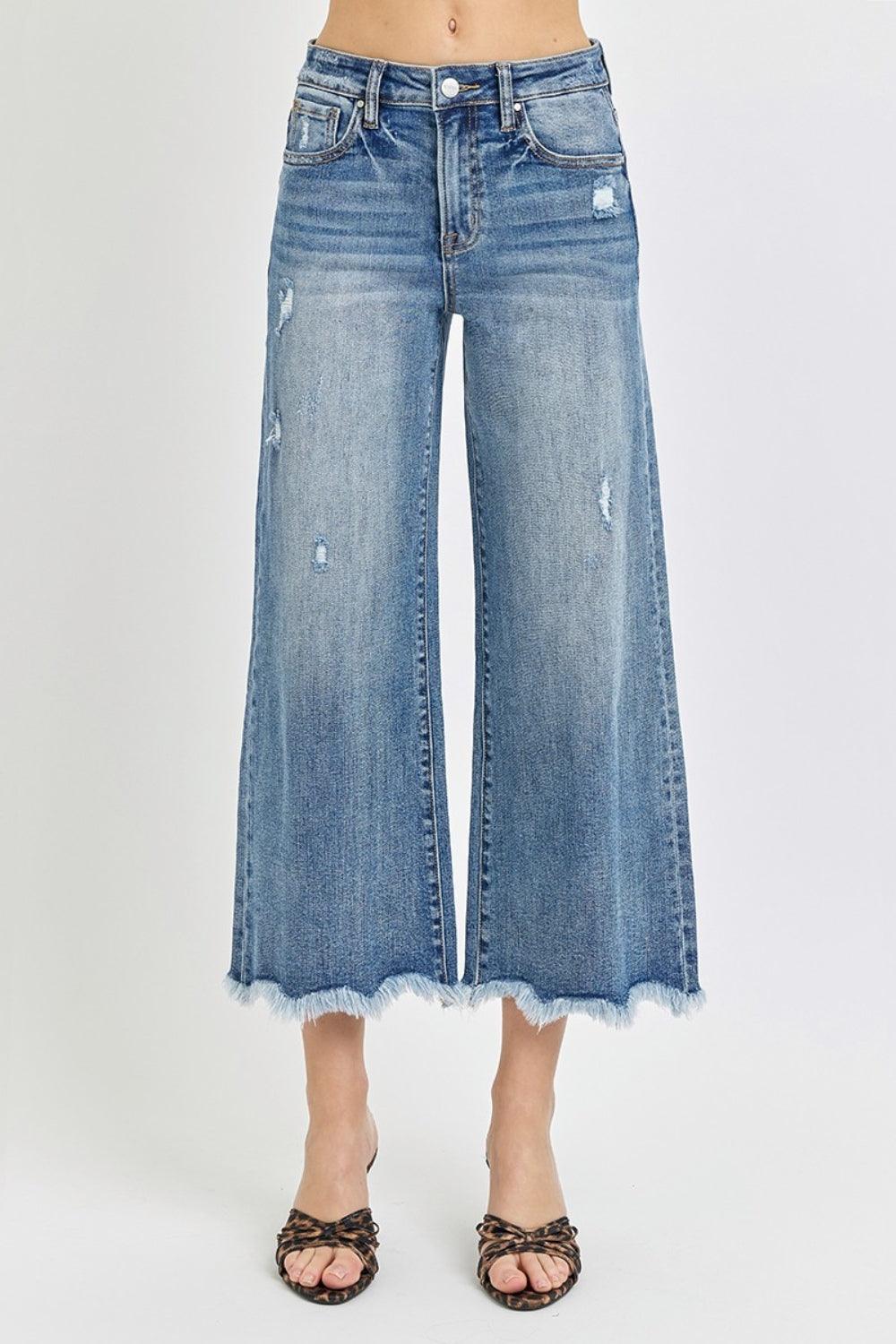 Mid Rise Flare Jeans- Doss Dollz