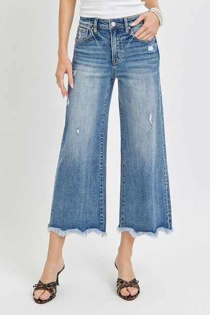Mid Rise Flare Jeans- Doss Dollz
