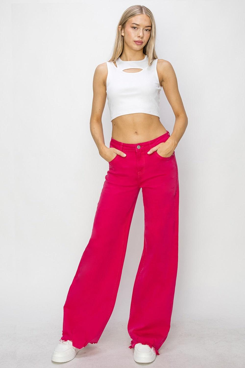 Mid Rise Flare Jeans- Doss Dollz
