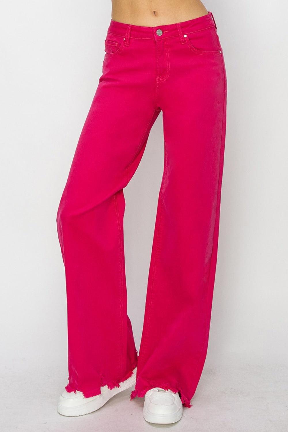 Mid Rise Flare Jeans- Doss Dollz